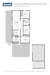 Floorplan of Homely house listing, 150 Lanes Road, Glen Huon TAS 7109