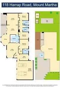Floorplan of Homely house listing, 118 Harrap Road, Mount Martha VIC 3934