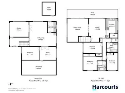Floorplan of Homely house listing, 923 Oceana Drive, Tranmere TAS 7018