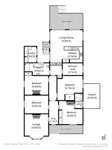 Floorplan of Homely house listing, Address available on request