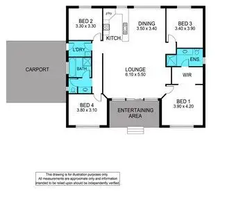 Floorplan of Homely house listing, 13a Grazing Avenue, Morphett Vale SA 5162
