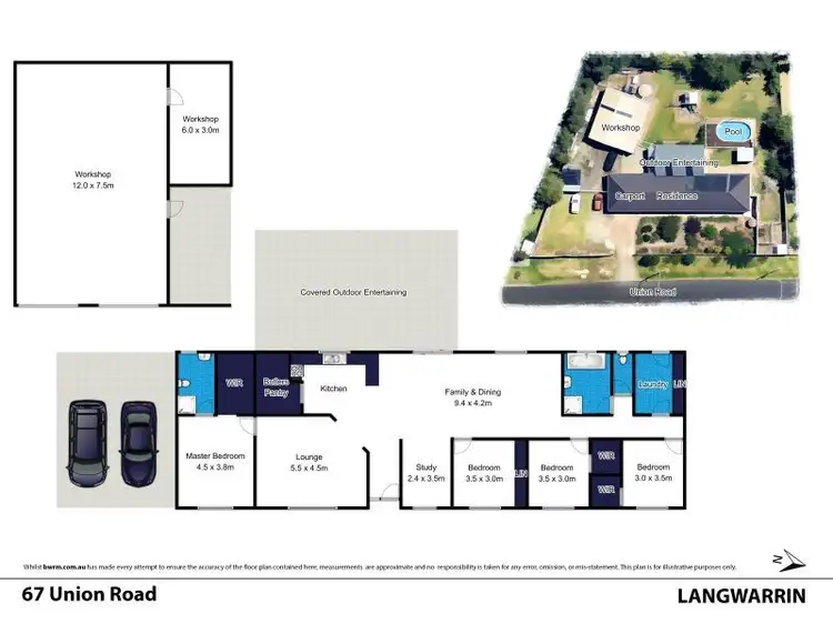 Floorplan of Homely house listing, 67 Union Road, Langwarrin VIC 3910