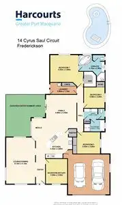Floorplan of Homely house listing, 14 Cyrus Saul Circuit, Kempsey NSW 2440
