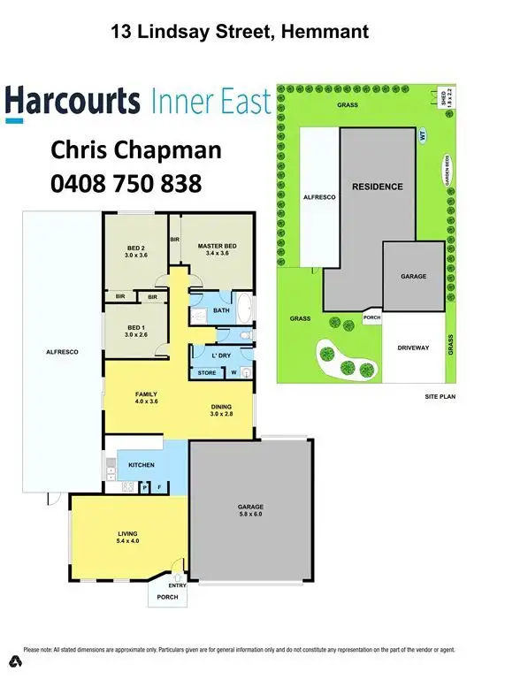 Floorplan of Homely house listing, 13 Lindsay Street, Hemmant QLD 4174