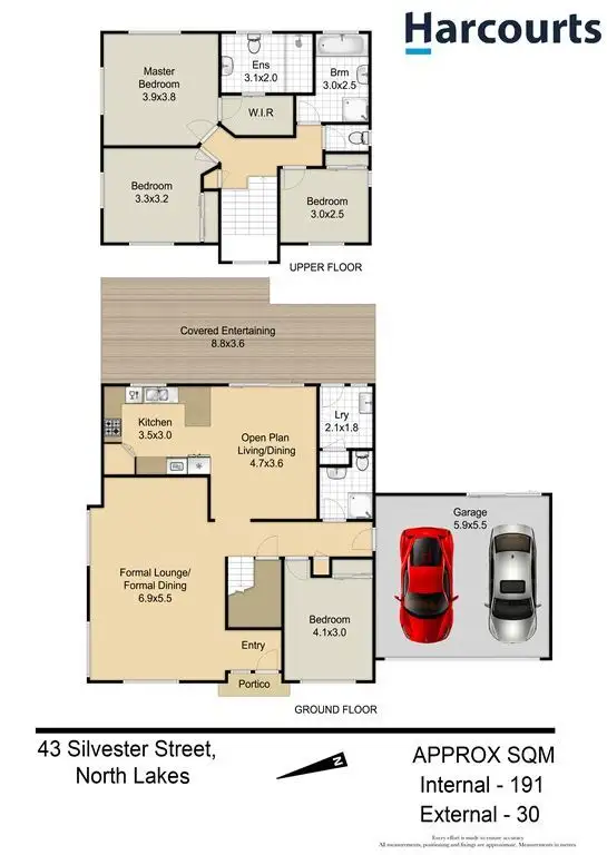 Floorplan of Homely house listing, 43 Silvester Street, North Lakes QLD 4509