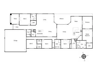 Floorplan of Homely house listing, 5 Walmac Close, Tooradin VIC 3980
