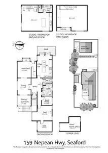 Floorplan of Homely house listing, 159 Nepean Highway, Seaford VIC 3198