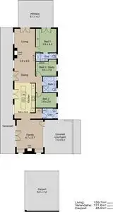 Floorplan of Homely house listing, 101 Leonard Road, Hahndorf SA 5245