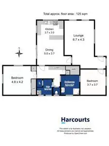 Floorplan of Homely unit listing, 4B The Summit, Blackmans Bay TAS 7052