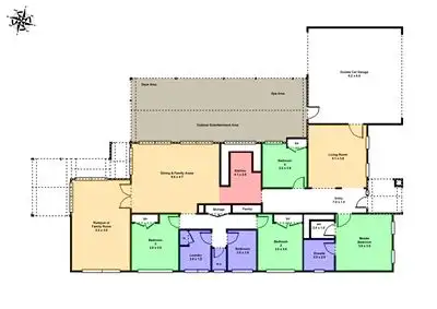 Floorplan of Homely house listing, 5 Osborne Court, Miners Rest VIC 3352