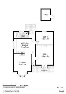 Floorplan of Homely house listing, 29 Church Street, Ross TAS 7209