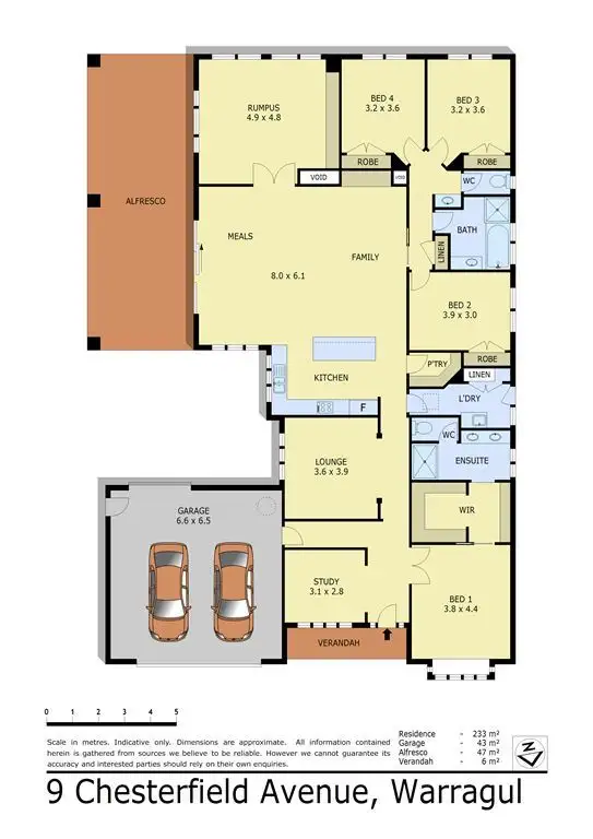 Floorplan of Homely house listing, 9 Chesterfield Avenue, Warragul VIC 3820