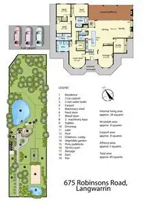 Floorplan of Homely house listing, 675 Robinsons Road, Langwarrin VIC 3910