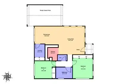 Floorplan of Homely house listing, 3/126 Spencer Street, Sebastopol VIC 3356
