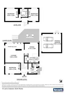 Floorplan of Homely house listing, 10 Larra Crescent, North Rocks NSW
