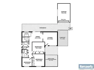 Floorplan of Homely house listing, 14 Matthew Street, Ohalloran Hill SA 5158