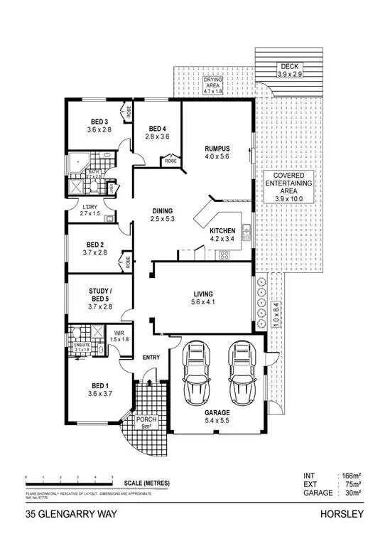 Floorplan of Homely house listing, 35 Glengarry Way, Horsley NSW 2530
