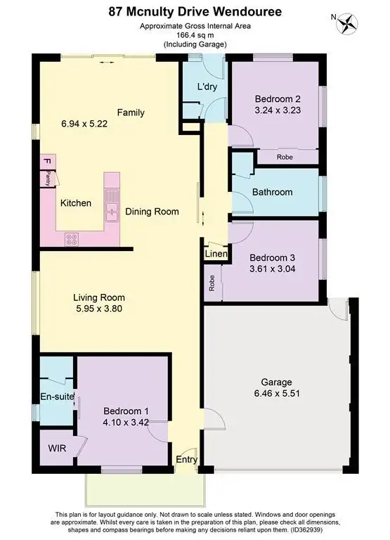 Floorplan of Homely house listing, 87 McNulty Drive, Wendouree VIC 3355