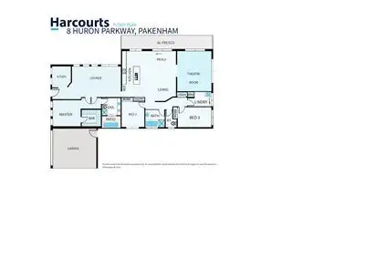 Floorplan of Homely house listing, 8 Huron Parkway, Pakenham VIC 3810