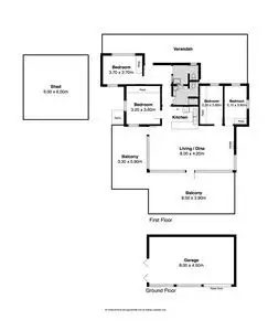 Floorplan of Homely house listing, 17 Moonya Avenue, Encounter Bay SA 5211