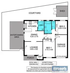 Floorplan of Homely unit listing, 1/38 McMahon Road, Morphett Vale SA 5162