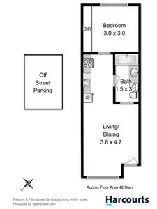 Floorplan of Homely unit listing, 3/56 Adelaide Street, South Hobart TAS 7004