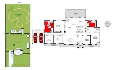 Floorplan of Homely house listing, 34 Lomandra Drive, Teesdale VIC 3328