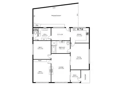 Floorplan of Homely house listing, 159 Hart Street, Glanville SA 5015