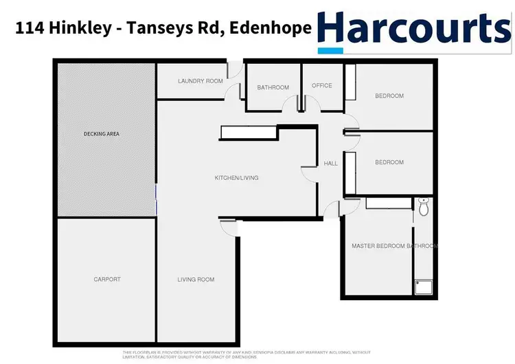 Floorplan of Homely rural property listing, 114 Hinkleys and Tanseys Road, Edenhope VIC 3318