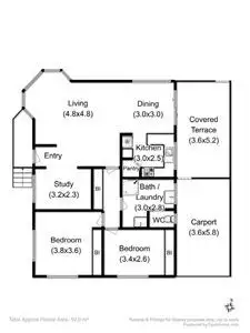 Floorplan of Homely unit listing, 8 Scenic Drive, Kingston TAS 7050