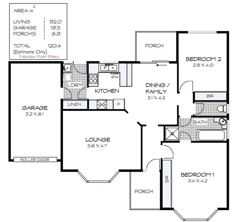 Floorplan of Homely house listing, 55 Clipper Court, Encounter Bay SA 5211