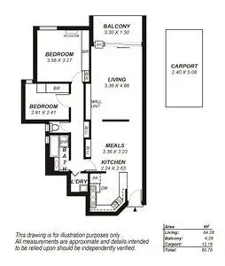 Floorplan of Homely unit listing, 27/281 Henley Beach Road, Brooklyn Park SA 5032