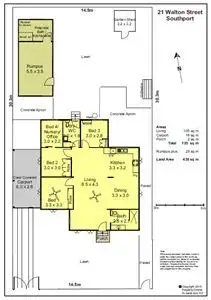 Floorplan of Homely house listing, 21 Walton Street, Southport QLD 4215
