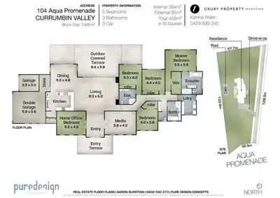 Floorplan of Homely house listing, 104 Aqua Promenade, Currumbin Valley QLD 4223