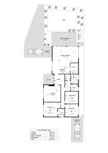 Floorplan of Homely house listing, 6 Morriss Avenue, Marion SA 5043