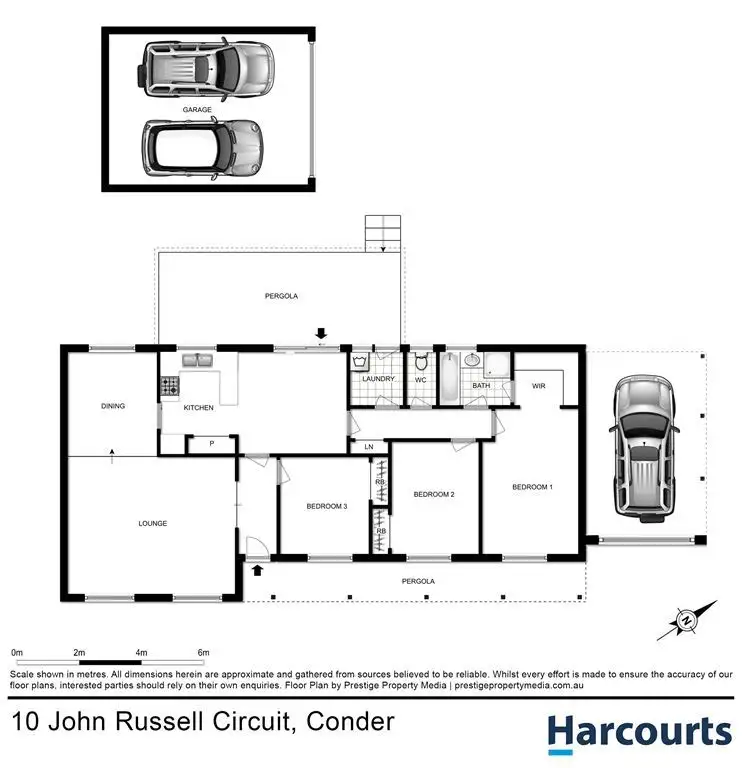 Floorplan of Homely house listing, 10 John Russell Circuit, Conder ACT 2906