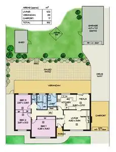 Floorplan of Homely house listing, 29 Opal Road, Morphett Vale SA 5162