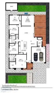 Floorplan of Homely house listing, 24 Rateki Close, Burton SA 5110