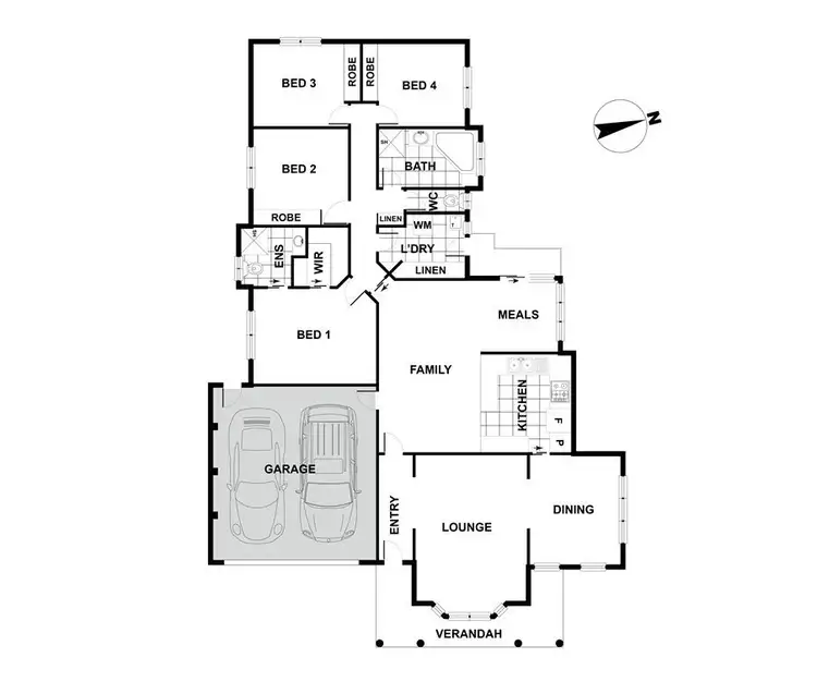 Floorplan of Homely house listing, 27 Tesselaar Street, Gungahlin ACT 2912
