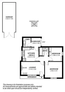Floorplan of Homely house listing, 13 Wainwright Street, Clarence Gardens SA 5039