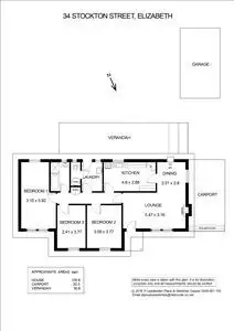 Floorplan of Homely house listing, 34 Stockton Street, Elizabeth SA 5112