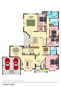 Floorplan of Homely house listing, 20 Pearl Street, Sorrento WA 6020