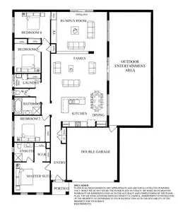 Floorplan of Homely house listing, 4 Rhonda Court, Wangaratta VIC 3677