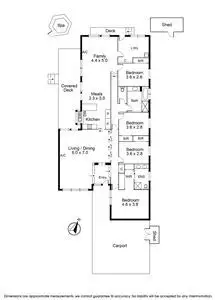 Floorplan of Homely house listing, 6 The Mews, Wantirna VIC 3152