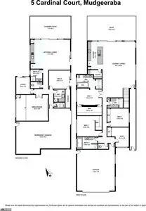 Floorplan of Homely house listing, 5 Cardinal Court, Mudgeeraba QLD 4213