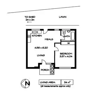 Floorplan of Homely unit listing, 4/2 Tarlton Street, Somerton Park SA 5044