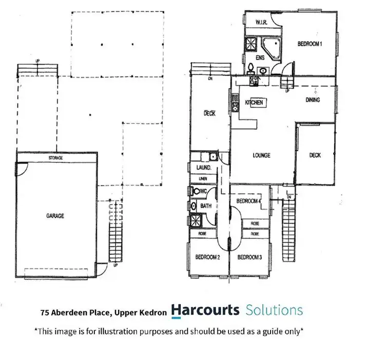 Floorplan of Homely house listing, 75 Aberdeen Place, Upper Kedron QLD 4055