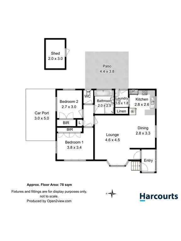 Floorplan of Homely unit listing, 2/13 Freesia Crescent, Kingston TAS 7050