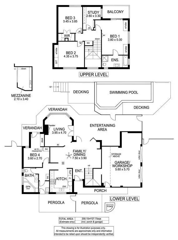Floorplan of Homely house listing, 27 The Cove Road, Marino SA 5049