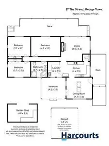 Floorplan of Homely house listing, 27 The Strand, George Town TAS 7253
